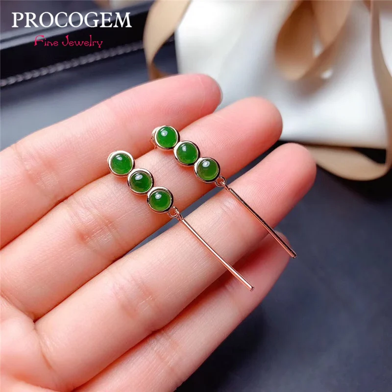 Natural Green Jasper Drop Earrings for Women Party Daily Fashion Real Gemstones Fine jewelry Silver 925 with Certificate #20158
Natural Green Jasper Drop Earrings for Women Party Daily Fashion Real Gemstones Fine jewelry Silver 925 with Certificate #20158