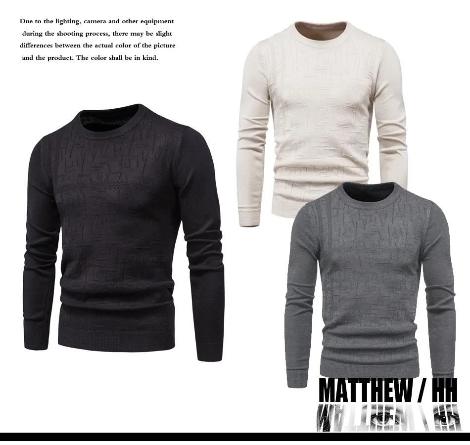 Winter men's sweater men's long sleeve Crew Neck Sweater leisure fashion warm home commuter sweater slim fit A068
Winter men's sweater men's long sleeve Crew Neck Sweater leisure fashion warm home commuter sweater slim fit A068