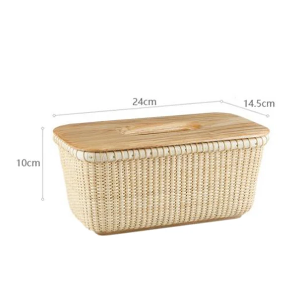 Big deal 150 Pumping Household Tissue Box Rattan Tissue Box Pastoral Style Handmade Square Rattan Wooden Cover Tissue Box
Big deal 150 Pumping Household Tissue Box Rattan Tissue Box Pastoral Style Handmade Square Rattan Wooden Cover Tissue Box