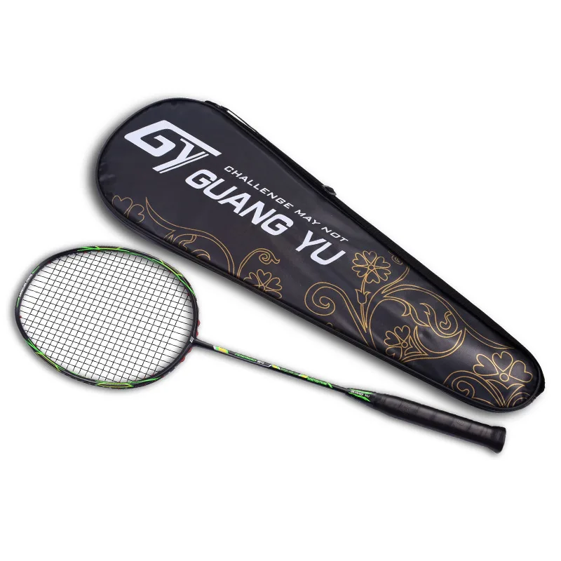 

Ultralight 5U 78g Carbon Fiber Colorful Strung Badminton Rackets Offensive Type Racket Sports With Bag Strings Racquet Speed