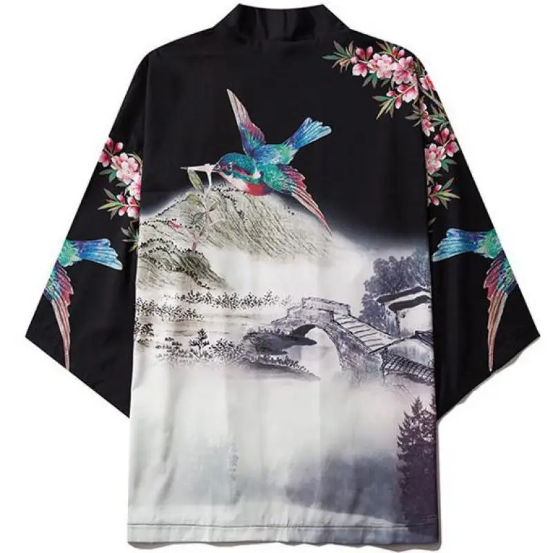 Women Yukata Chinese Kimono Japanese Cardigan Kimono Haori Streetwear Coat Outfits Men Harajuku Clothing Blouse Shirt Beach Tops
Women Yukata Chinese Kimono Japanese Cardigan Kimono Haori Streetwear Coat Outfits Men Harajuku Clothing Blouse Shirt Beach Tops