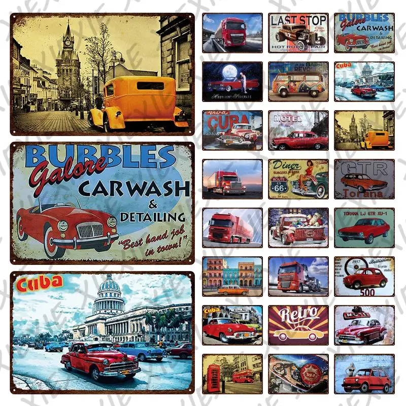 European Style City Street Road Retro Cars Buses Tin Signs Vintage Metal Posters Decor Wall Art for House Room Garage
European Style City Street Road Retro Cars Buses Tin Signs Vintage Metal Posters Decor Wall Art for House Room Garage