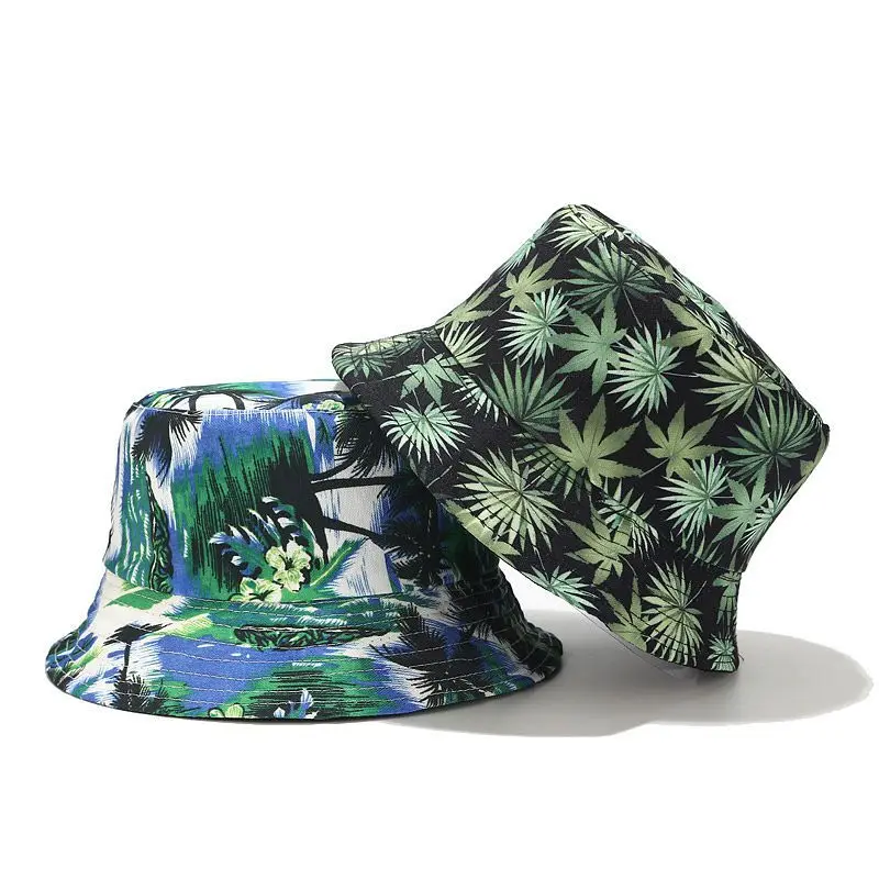 Summer Bucket Hats Women Men Hat Reversible Fishing Cap Coconut tree Print Sun Hats Bob Femme Gorro
Summer Bucket Hats Women Men Hat Reversible Fishing Cap Coconut tree Print Sun Hats Bob Femme Gorro