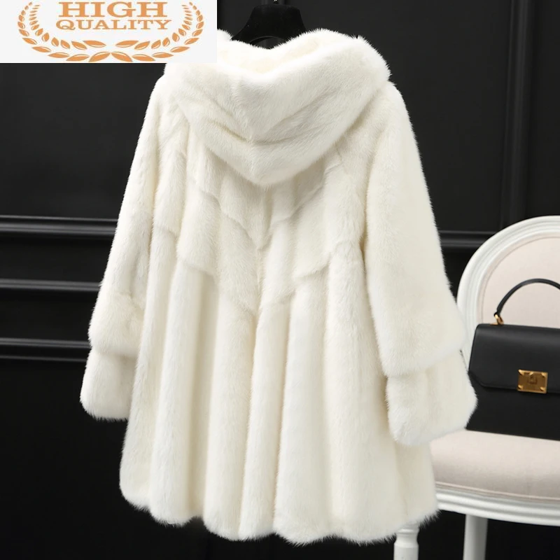 Шуба из натурального меха норки 2021, зимняя женская куртка, Роскошные куртки из цельного натурального меха для женщин, Корейская длинная кур... 
Шуба из натурального меха норки 2021, зимняя женская куртка, Роскошные куртки из цельного натурального меха для женщин, Корейская длинная кур...