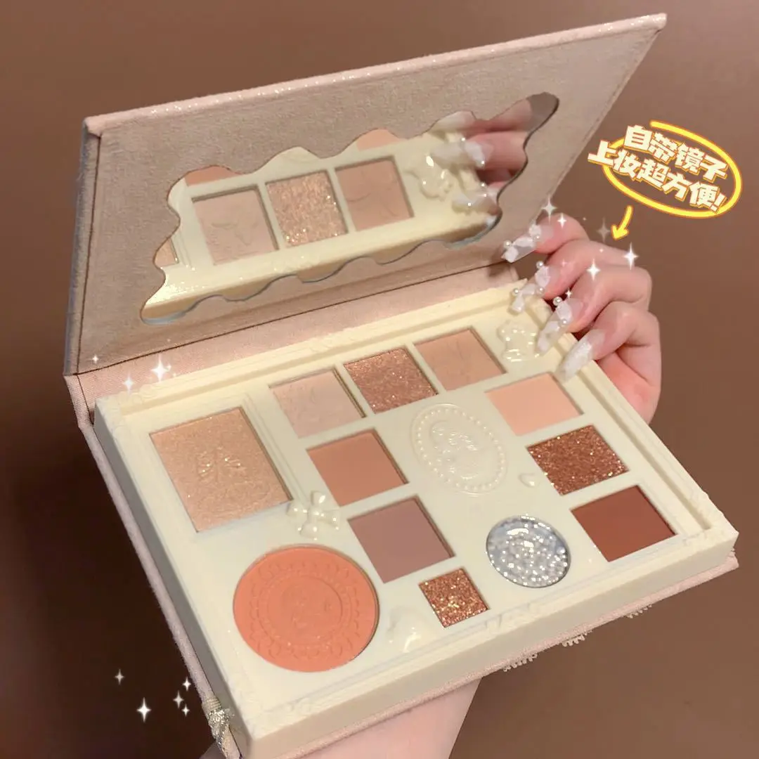 Lace Book Edge Eyeshadow Palette Comprehensive Plate Matte Pearlescent Eyeshadow Blush Highlighter Silkworm One Wholesale
Lace Book Edge Eyeshadow Palette Comprehensive Plate Matte Pearlescent Eyeshadow Blush Highlighter Silkworm One Wholesale