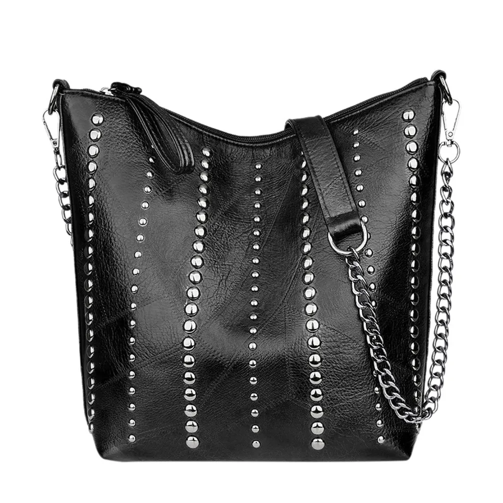 Vintage Women Messenger Bag Rivets Shoulder Bag for Women Autumn Simple Crossbody Bag Casual Large Capacity Shoulder Package
Vintage Women Messenger Bag Rivets Shoulder Bag for Women Autumn Simple Crossbody Bag Casual Large Capacity Shoulder Package