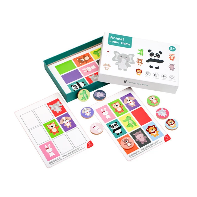 Animal Logic Game Children's Matching Toys Wooden Building Blocks Early Education Memory And Concentration Training Toys
Animal Logic Game Children's Matching Toys Wooden Building Blocks Early Education Memory And Concentration Training Toys