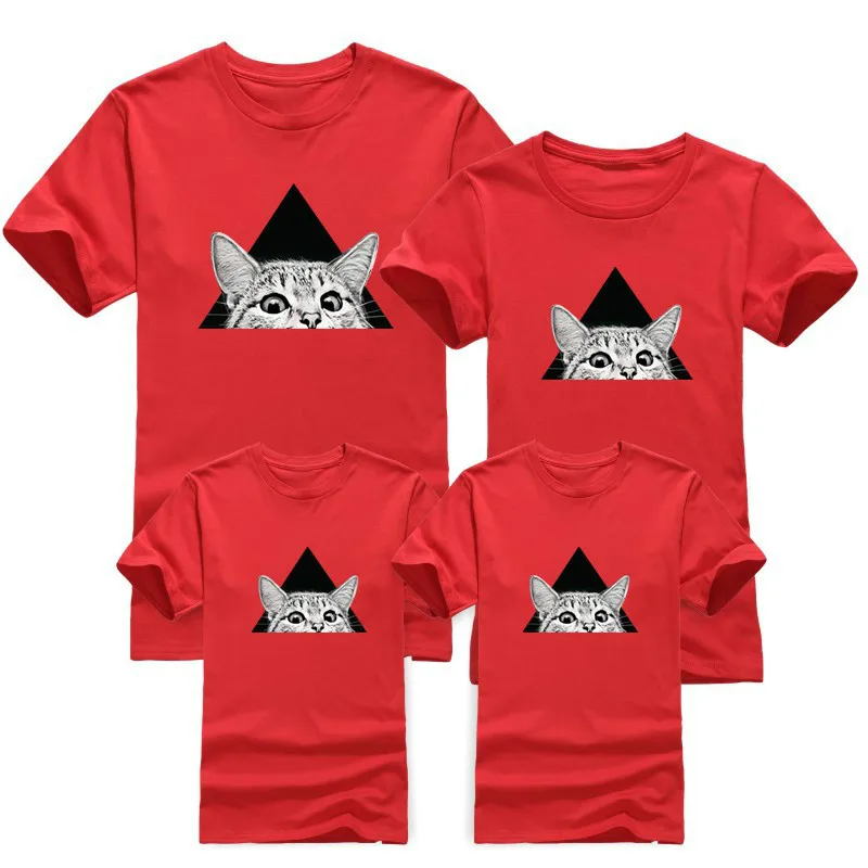 2021 NEW PRINT MATCHING FASHION FAMILY T SHIRT FOR FATHER,MOTHER ,KIDS SHORT SLEEVE CAT CLOTHES 1 PIECE T SHIRT LL010
2021 NEW PRINT MATCHING FASHION FAMILY T SHIRT FOR FATHER,MOTHER ,KIDS SHORT SLEEVE CAT CLOTHES 1 PIECE T SHIRT LL010