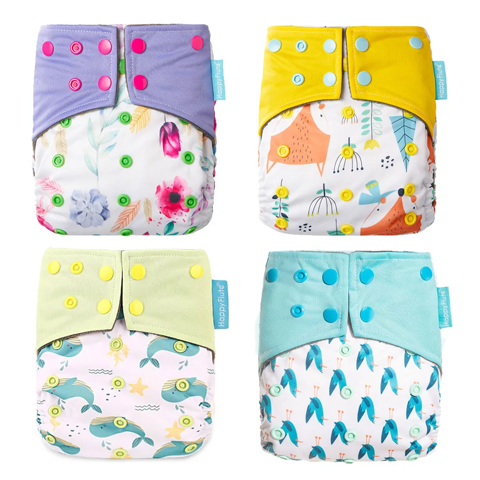 Happy Flute OS Cloth Diaper Bamboo Charcoal Pocket Diaper with Insert Waterproof Reusable Baby Nappy
Happy Flute OS Cloth Diaper Bamboo Charcoal Pocket Diaper with Insert Waterproof Reusable Baby Nappy