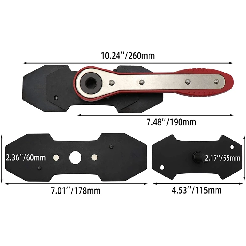 Automobile Brake Adjuster Brake Caliper Pressing Tool Automobile Ratchet Brake Caliper Piston Diffuser Pressing Tool
Automobile Brake Adjuster Brake Caliper Pressing Tool Automobile Ratchet Brake Caliper Piston Diffuser Pressing Tool