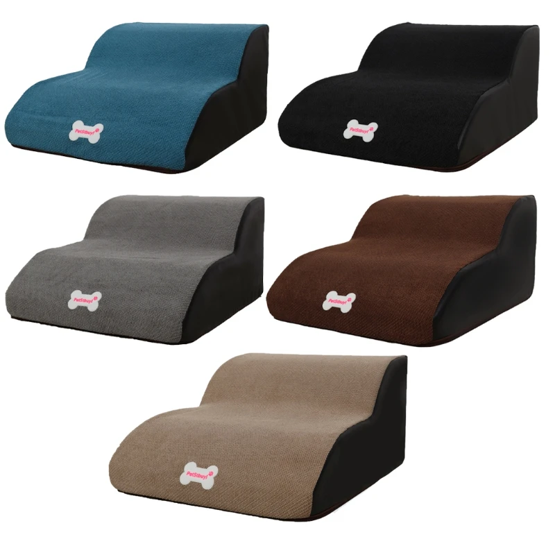 Lightweight Pet Stairs for Dogs & Cats Steps for High Beds and Couches Machine Washable
Lightweight Pet Stairs for Dogs & Cats Steps for High Beds and Couches Machine Washable