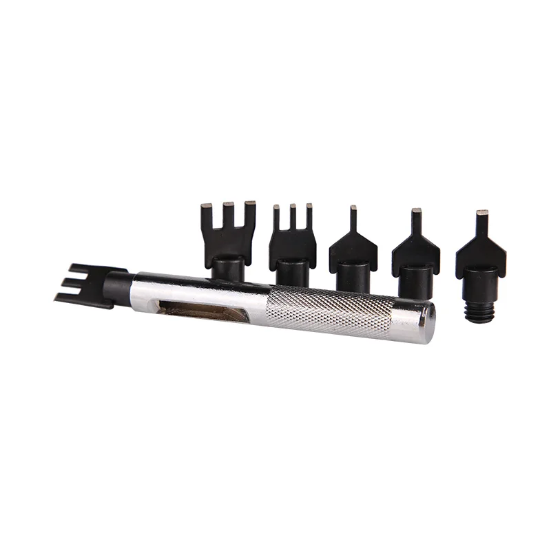 LMDZ 1.5 mm ,2.3 mm and 3.1 mmLeather Flat Punch Tool Set Steel Handle Can Replacement Head Belt Hole Punching Thonging
LMDZ 1.5 mm ,2.3 mm and 3.1 mmLeather Flat Punch Tool Set Steel Handle Can Replacement Head Belt Hole Punching Thonging