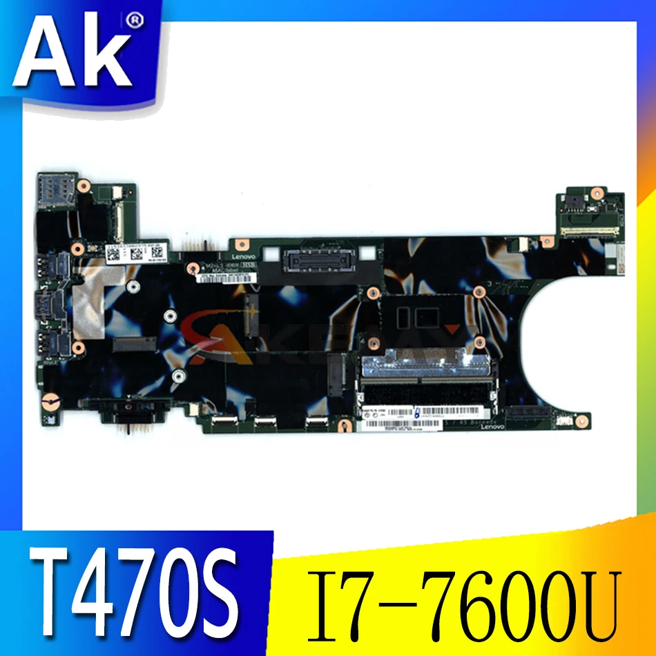 Akemy Suitable For Lenovo Thinkpad T470S Notebook Motherboard FRU 01ER347 01ER339 CPU I7 7600U 8G RAM 100% Test Work
Akemy Suitable For Lenovo Thinkpad T470S Notebook Motherboard FRU 01ER347 01ER339 CPU I7 7600U 8G RAM 100% Test Work