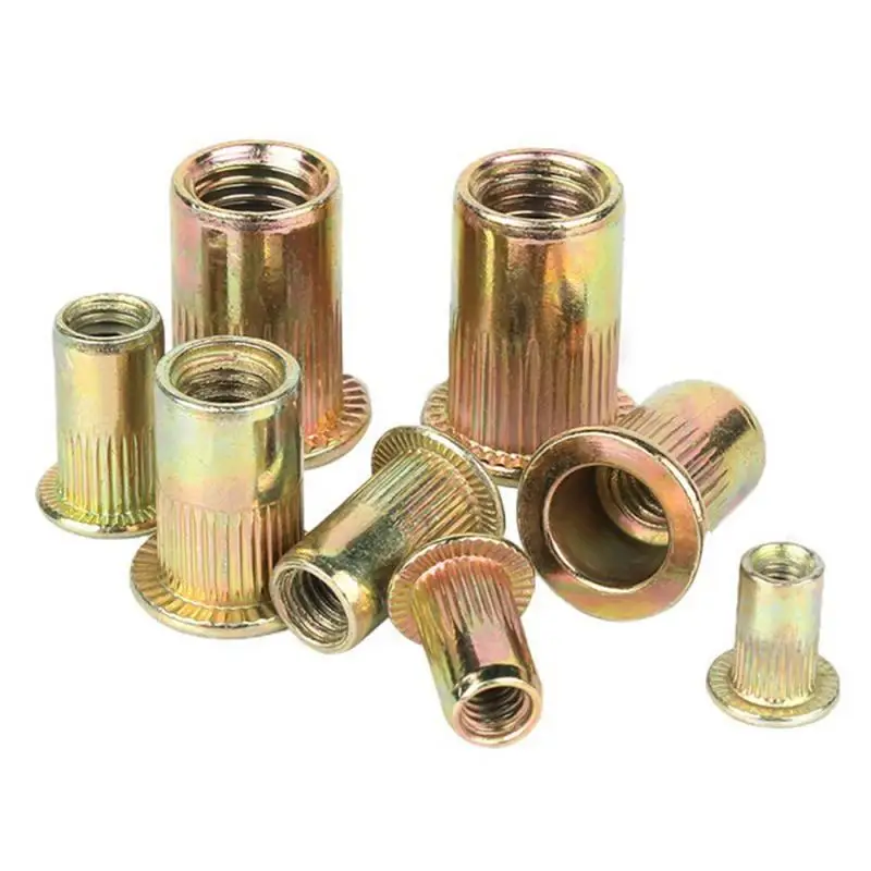 100pcs M4 M5 M6 M8 Rivet Nuts Carbon Steel Flat Head Rivet Nuts Multi Size Set Nuts Insert Rivet Tool
100pcs M4 M5 M6 M8 Rivet Nuts Carbon Steel Flat Head Rivet Nuts Multi Size Set Nuts Insert Rivet Tool