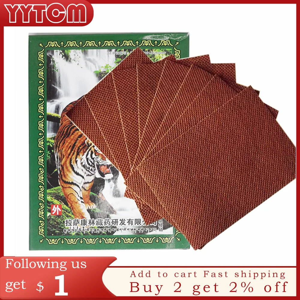 8Pcs /Bag Neck Back Body Pain Relaxation Pain Tiger Balm Joint Pain Patch Killer Body Back Relax (without box) 
8Pcs /Bag Neck Back Body Pain Relaxation Pain Tiger Balm Joint Pain Patch Killer Body Back Relax (without box)