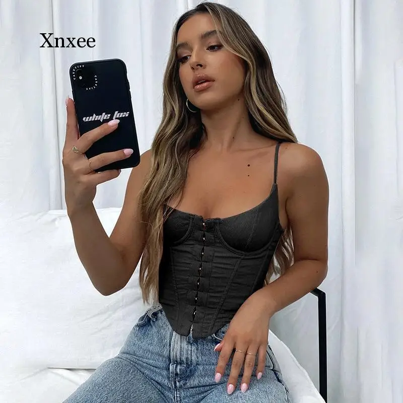 Женский сексуальный корсет, укороченный топ, Сексуальная Асимметричная майка без рукавов, однотонная Регулируемая модная майка на бретеля... 
Женский сексуальный корсет, укороченный топ, Сексуальная Асимметричная майка без рукавов, однотонная Регулируемая модная майка на бретеля...