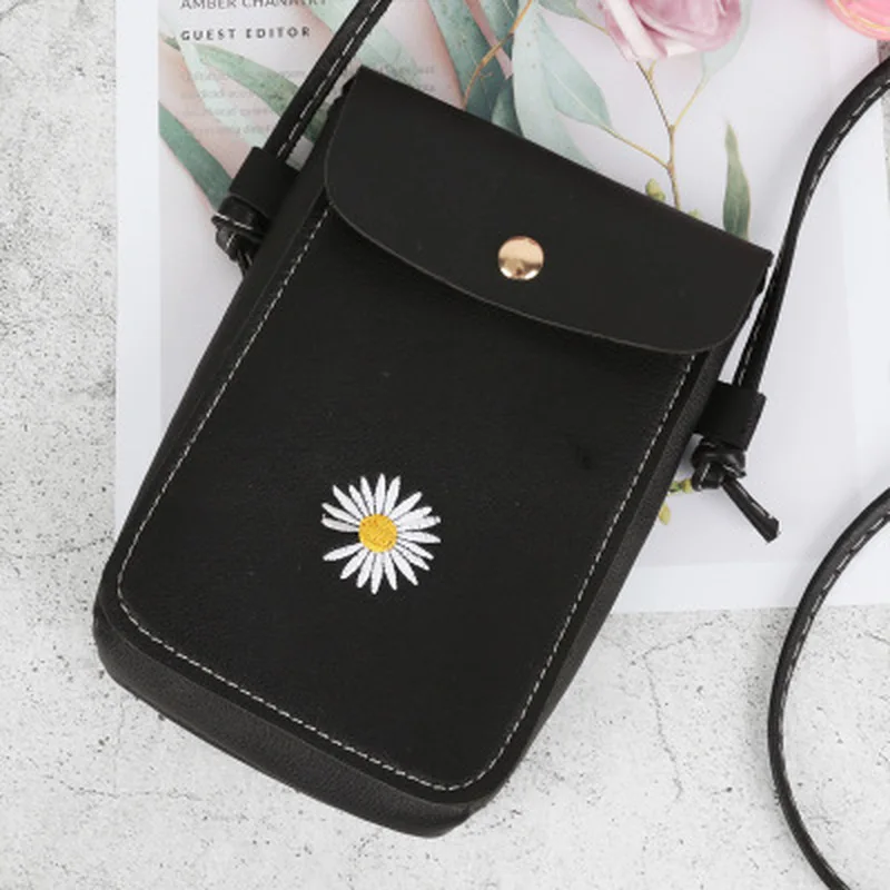 Cute Daisy Touch Screen Cell Phone Purse Smartphone Wallet Leather Shoulder Strap Handbag Women Bag for Iphone X for Samsung 
Cute Daisy Touch Screen Cell Phone Purse Smartphone Wallet Leather Shoulder Strap Handbag Women Bag for Iphone X for Samsung