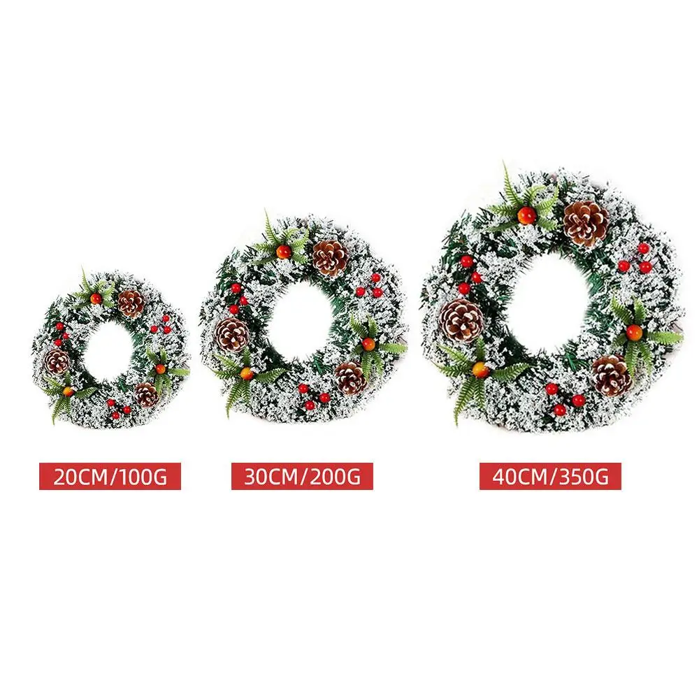 Door Wall Garland Ornament Christmas Tree Wreath Xmas Party Decor Christmas Wreath with Berry Clusters
Door Wall Garland Ornament Christmas Tree Wreath Xmas Party Decor Christmas Wreath with Berry Clusters