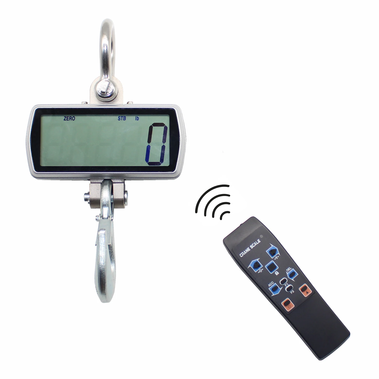 High Resolution 1T Digital Crane Scale 1000kg Hook Scale Large Screen Industrial Hanging scale with Remote
High Resolution 1T Digital Crane Scale 1000kg Hook Scale Large Screen Industrial Hanging scale with Remote