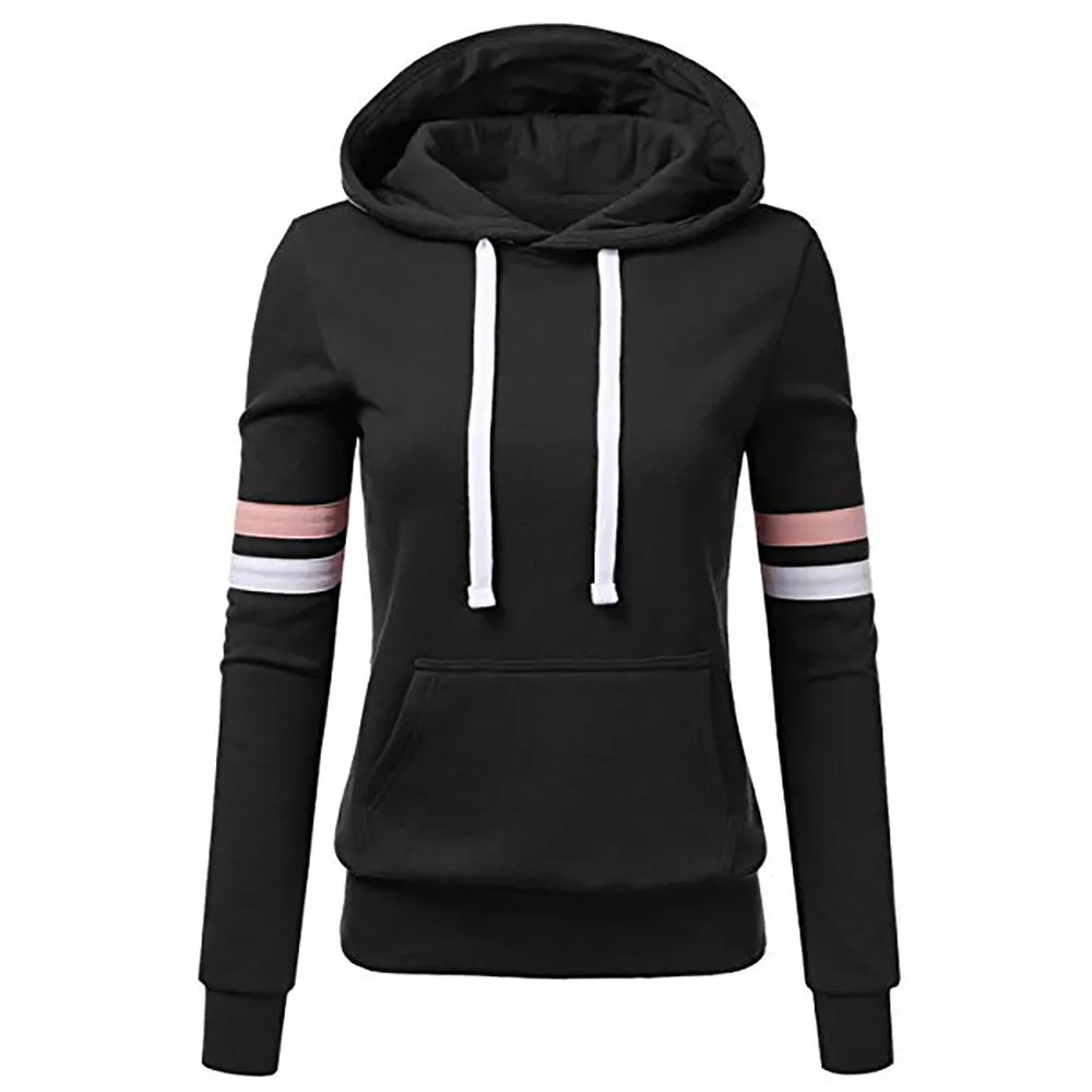 Women Winter Drawstring Hoodies Plus Size Long Sleeves Striped Parallel Bars Slim Pocket Sweatshirt Pullover Tops S-5XL худи A30
Women Winter Drawstring Hoodies Plus Size Long Sleeves Striped Parallel Bars Slim Pocket Sweatshirt Pullover Tops S-5XL худи A30