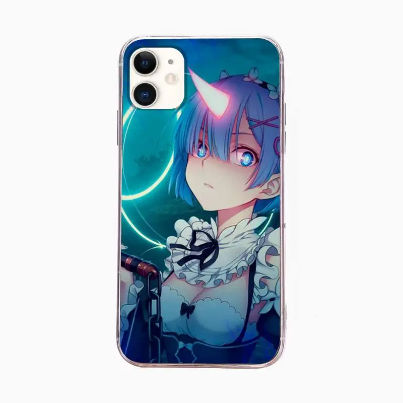 Anime Rem Re Zero Phone Case For Iphone 5 SE 2020 6 6s 7 8 plus X Xr XS 11 12 Mini Pro Max Transparent Fundas Cover
Anime Rem Re Zero Phone Case For Iphone 5 SE 2020 6 6s 7 8 plus X Xr XS 11 12 Mini Pro Max Transparent Fundas Cover