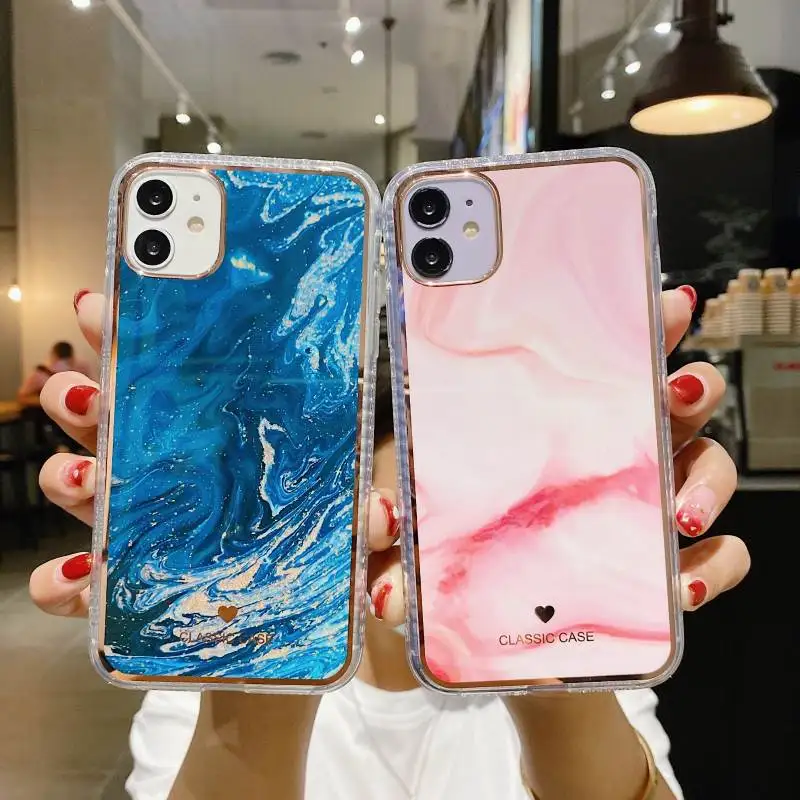 NEW Fashion Phone Case For iPhone 12Pro 11 Pro Max XS XR X 7 8 Plus SE 2020 Mobile Phone Corrugated Marble IMD Back Cover Funda
NEW Fashion Phone Case For iPhone 12Pro 11 Pro Max XS XR X 7 8 Plus SE 2020 Mobile Phone Corrugated Marble IMD Back Cover Funda