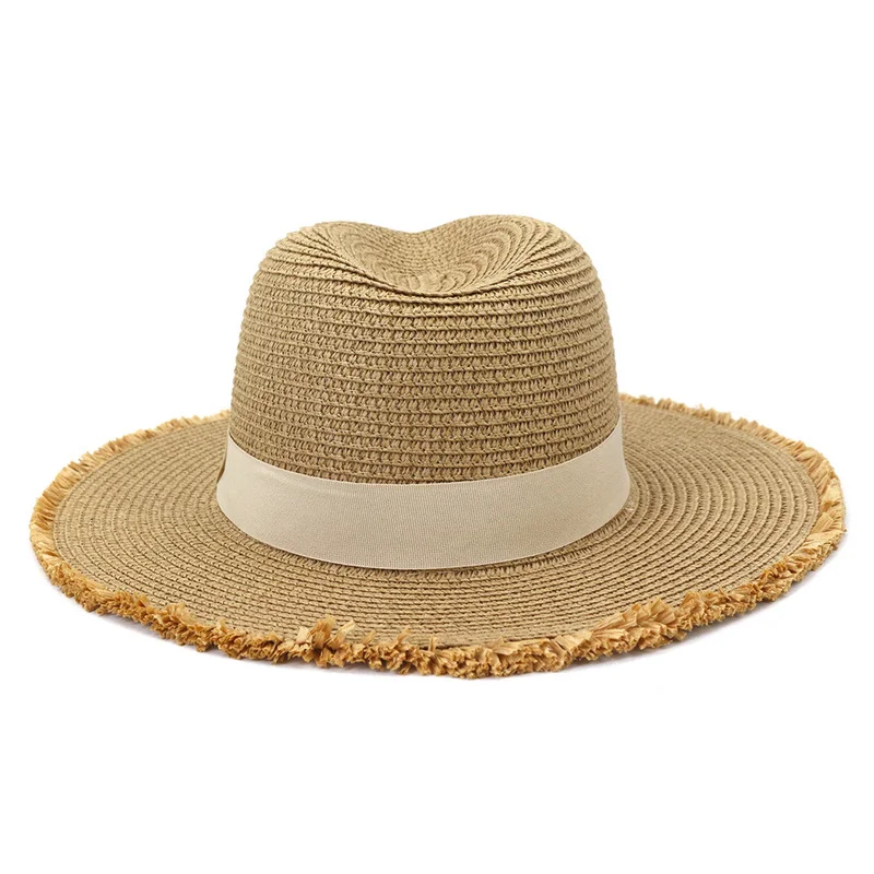 women hat summer spring big brim ribbon band casual classic sun hats men women beige black beach sun protection handmade sun hat
women hat summer spring big brim ribbon band casual classic sun hats men women beige black beach sun protection handmade sun hat