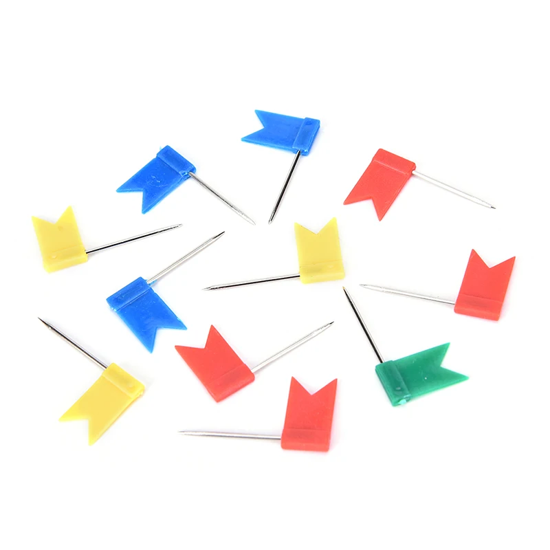 Flag Marker Shape Map Pins Cork Notice Board Push Pin Assorted Office Home 50pcs/set pushpin clips punaise drapeau
Flag Marker Shape Map Pins Cork Notice Board Push Pin Assorted Office Home 50pcs/set pushpin clips punaise drapeau