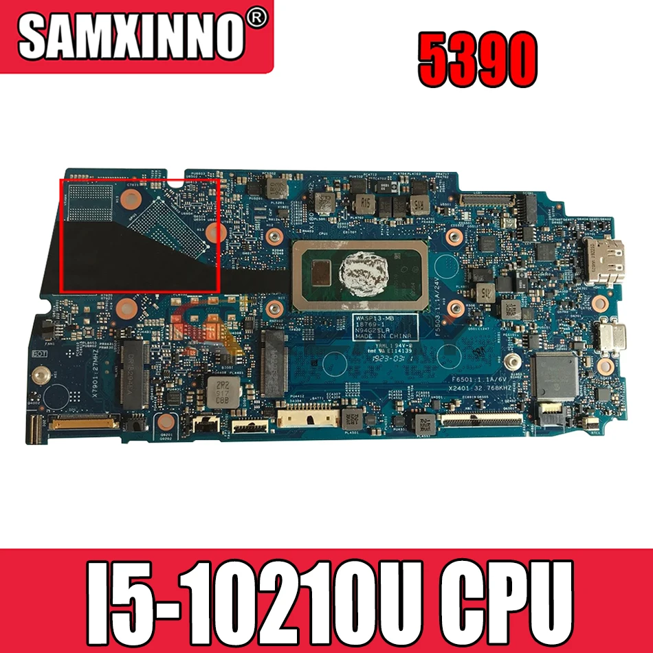 Материнская плата Akemy для DELL Inspiron 5390 материнская плата для ноутбука 5V5NC 18769-1 с процессором I5-10210U GM 5390, материнская плата протестирована 100% ОК
Материнская плата Akemy для DELL Inspiron 5390 материнская плата для ноутбука 5V5NC 18769-1 с процессором I5-10210U GM 5390, материнская плата протестирована 100% ОК