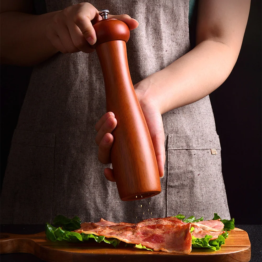 1pc Household Wooden Pepper Mill Grinder Sesame Mill Kitchen Gadget for Home (6 Inches Brown)
1pc Household Wooden Pepper Mill Grinder Sesame Mill Kitchen Gadget for Home (6 Inches Brown)