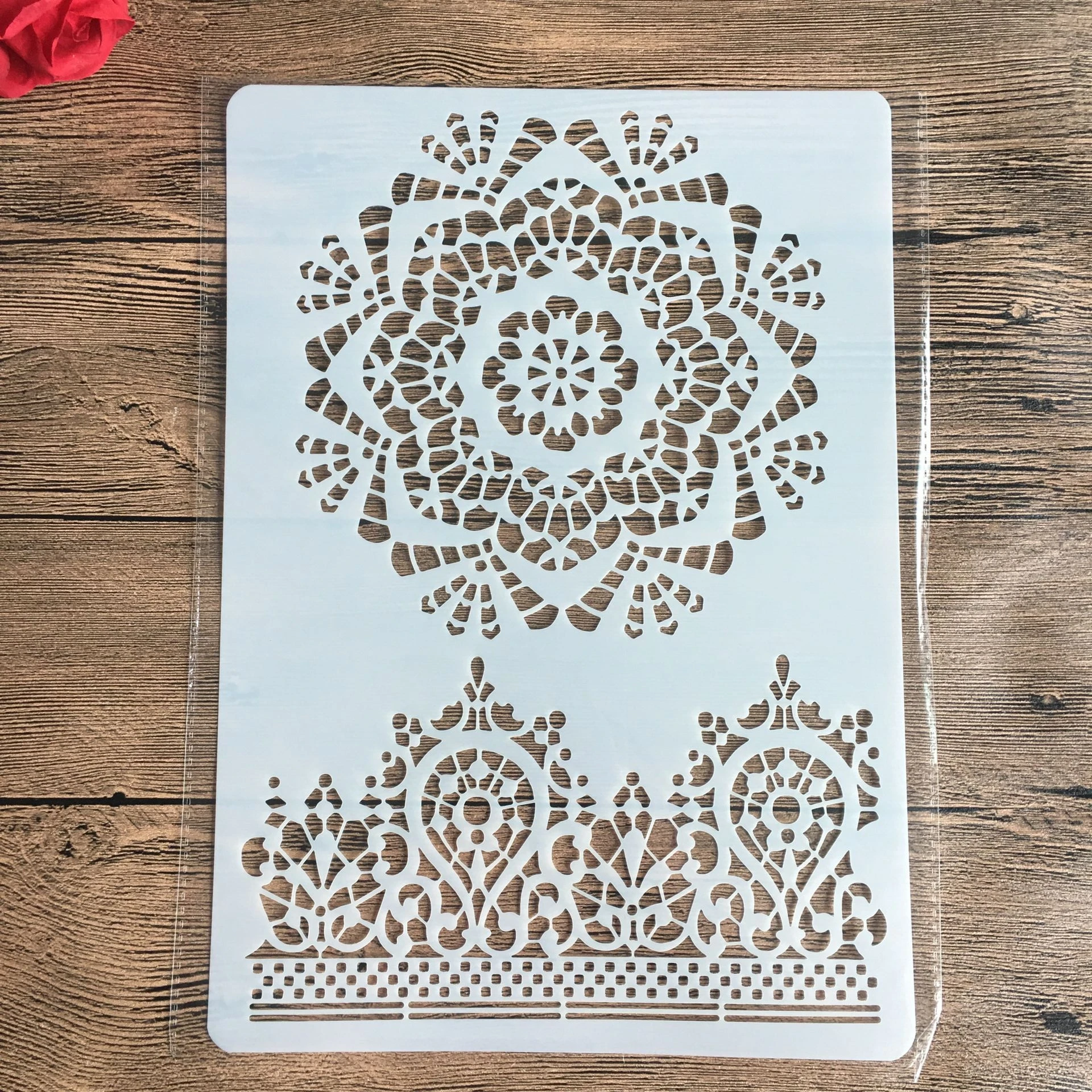 Мандала Цветы Корона А4 29*21 см DIY трафареты настенная живопись раскраска для скрапбукинга рельефная декоративная альбомная бумага шаблон карты
Мандала Цветы Корона А4 29*21 см DIY трафареты настенная живопись раскраска для скрапбукинга рельефная декоративная альбомная бумага шаблон карты
