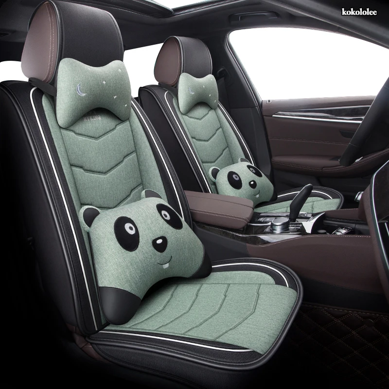 

kokololee flax car seat covers For kia sportage rio stinger niro carens carnival cerato ceed optima soul k3 k5 car seats