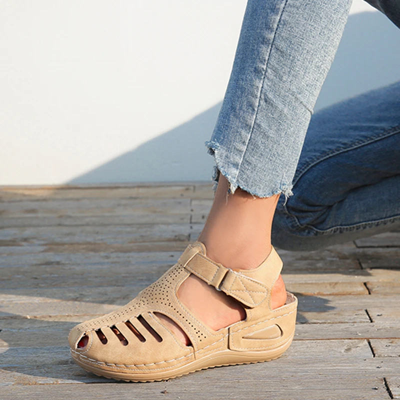 Women Summer Sandals zapatos para mujer Vintage Wedge Outdoor Buckle Casual Sewing Fashion Women Shoes Platform Retro Sandal
Women Summer Sandals zapatos para mujer Vintage Wedge Outdoor Buckle Casual Sewing Fashion Women Shoes Platform Retro Sandal