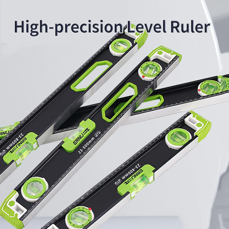 Solid Cast Aluminum Level Gauge High Precision Ruler Type Heavy Duty Thicken Aluminum Alloy Drop-proof Ruler Balance Ruler
Solid Cast Aluminum Level Gauge High Precision Ruler Type Heavy Duty Thicken Aluminum Alloy Drop-proof Ruler Balance Ruler