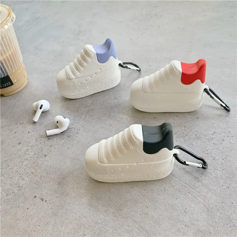 3D White Shoe Case for Apple AirPods Pro Silicone Fashion Earphone Protective Cover Keychain for Airpods 12 Case Accessorie Gift
3D White Shoe Case for Apple AirPods Pro Silicone Fashion Earphone Protective Cover Keychain for Airpods 12 Case Accessorie Gift