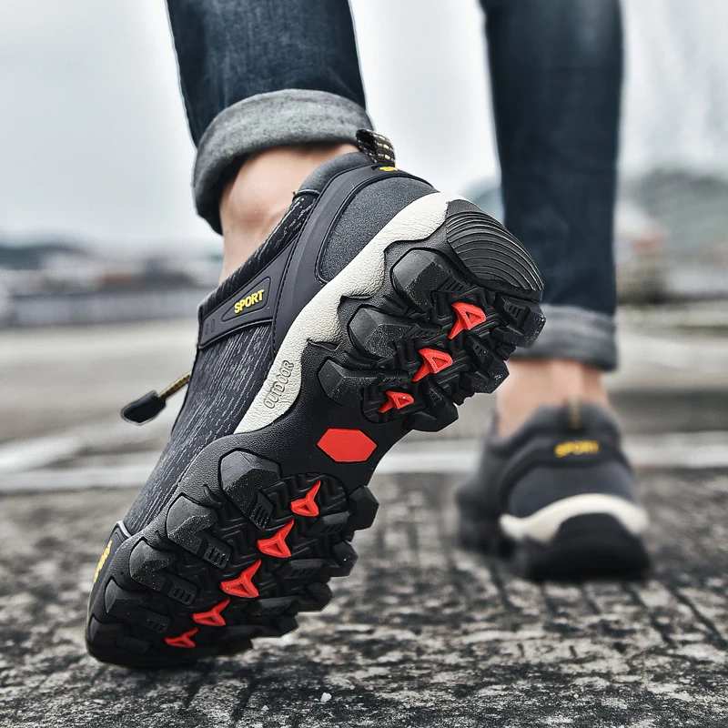 Professional Hiking Shoes Waterproof for Man Lightweight Mountain Sport Sneakers Men's Climbing Shoes Trainers Walking Trekking
Professional Hiking Shoes Waterproof for Man Lightweight Mountain Sport Sneakers Men's Climbing Shoes Trainers Walking Trekking