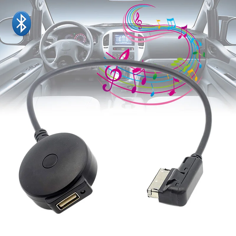Фото Беспроводной Bluetooth интерфейс музыкальный адаптер кабель USB аудио шнур для Audi Q5 A5 A7