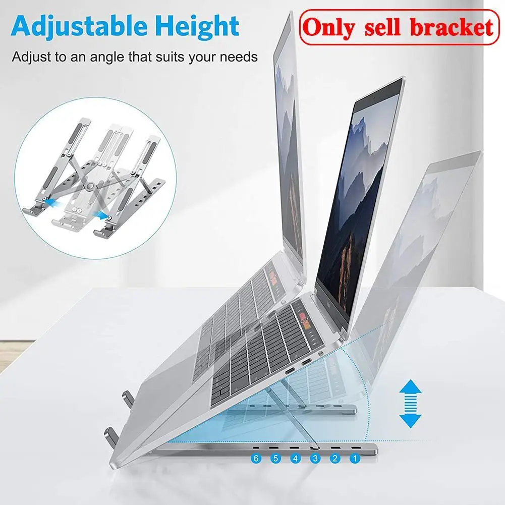 Foldable Laptop Stand Adjustable Notebook Stand Portable Laptop Holder Tablet Stand Computer Support for Macbook Ipad Air Pro
Foldable Laptop Stand Adjustable Notebook Stand Portable Laptop Holder Tablet Stand Computer Support for Macbook Ipad Air Pro