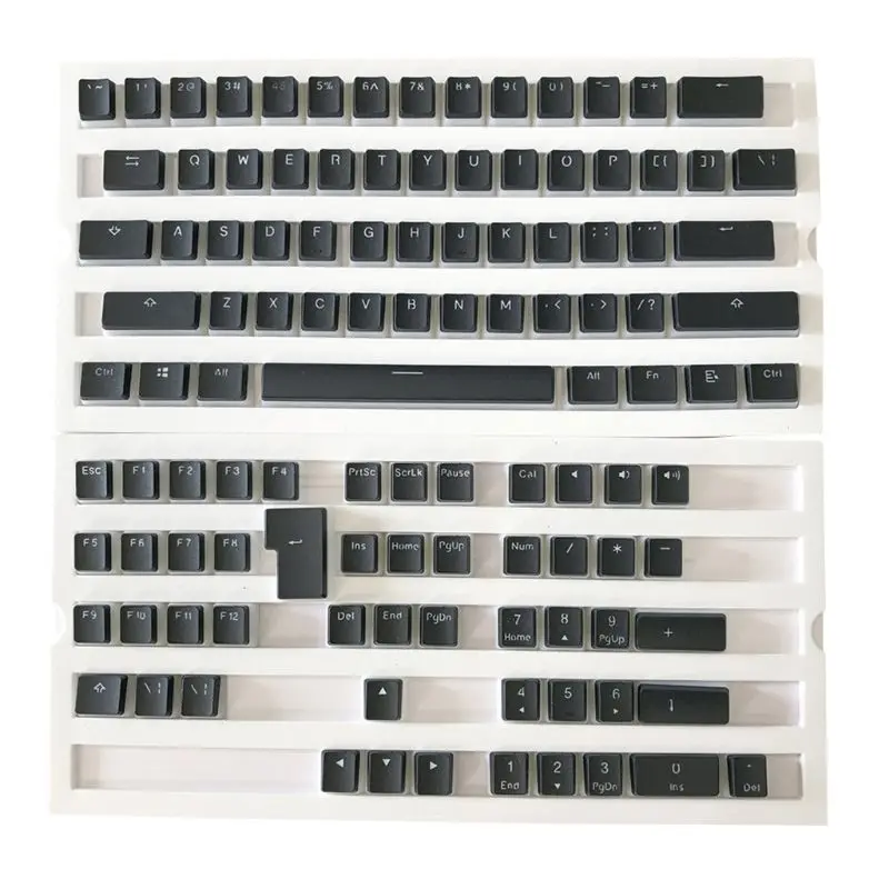 1 Set Replaceable PBT Pudding Keycaps 108 Transparent Lettering Keys Double Shot
1 Set Replaceable PBT Pudding Keycaps 108 Transparent Lettering Keys Double Shot