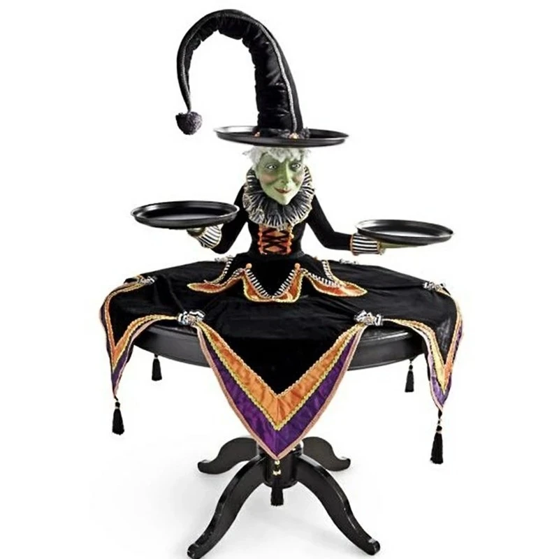 Halloween Witch Snack Tray Rack Party Buffet Food Stand Dessert Fruit Food Witch Hat Hand Serving Plates Display Tray Tableware
Halloween Witch Snack Tray Rack Party Buffet Food Stand Dessert Fruit Food Witch Hat Hand Serving Plates Display Tray Tableware