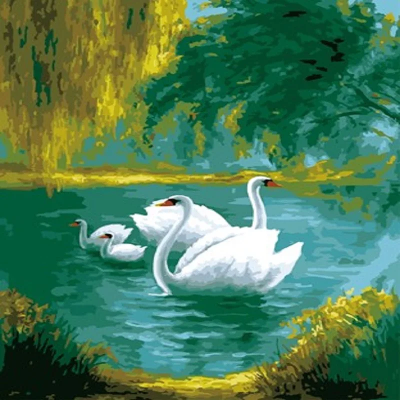 Swan Oil Painting By Number Canvas For Adults DIY Kits Coloring Picture By Number Animal Drawing With Frame Home Decortion Art
Swan Oil Painting By Number Canvas For Adults DIY Kits Coloring Picture By Number Animal Drawing With Frame Home Decortion Art