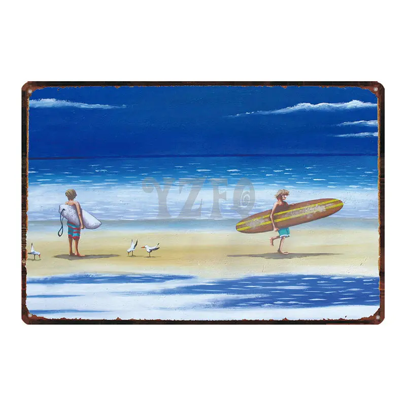 Summer Beach Surf Tin Signs Holiday Metal Plate Wall Pub Home Art Beach Vintage Decor Cuadros DU-3151A
Summer Beach Surf Tin Signs Holiday Metal Plate Wall Pub Home Art Beach Vintage Decor Cuadros DU-3151A