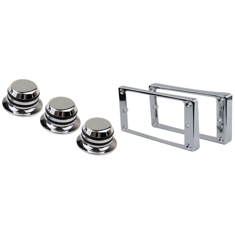 3Pcs Guitar Metal Top Hat Tone Tuning Knobs & 2 Pcs Pickup Mounting Ring Kit-Pickup Cover Replacement Parts
3Pcs Guitar Metal Top Hat Tone Tuning Knobs & 2 Pcs Pickup Mounting Ring Kit-Pickup Cover Replacement Parts