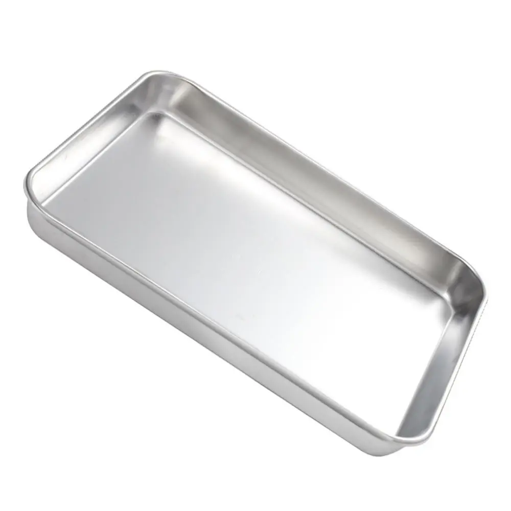 1Pc Stainless Steel Tray Durable Food Storage Tray Hotel Storage Plate (Silver)
1Pc Stainless Steel Tray Durable Food Storage Tray Hotel Storage Plate (Silver)