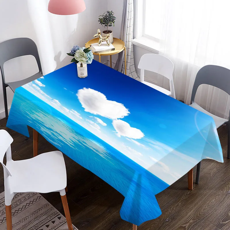 Custom 3D Table Cover Sea Pattern Coffee Tablecloth Picnic Table Cloth Birthday Party Dinner For Home Decoration 
Custom 3D Table Cover Sea Pattern Coffee Tablecloth Picnic Table Cloth Birthday Party Dinner For Home Decoration
