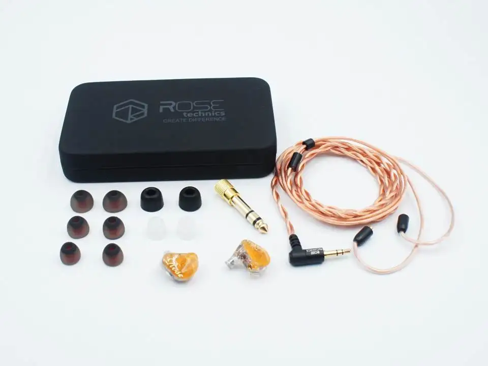 Rose QT7 Pro 2 балалнированные арматуры + 1 динамический Гибридный MMCX HiFi аудиофил