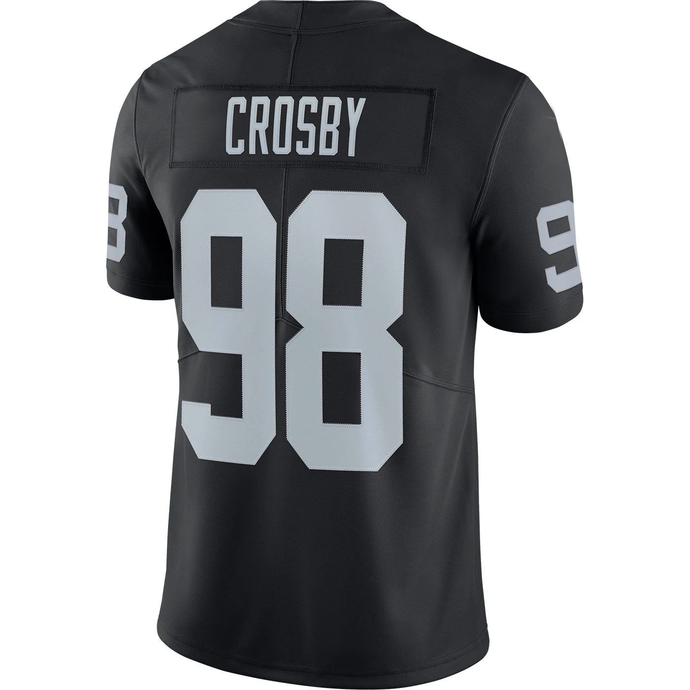 

Customized Stitch Embroidery Letters American Football Jersey 98 Maxx Crosby Men's Las Vegas Limited Jersey