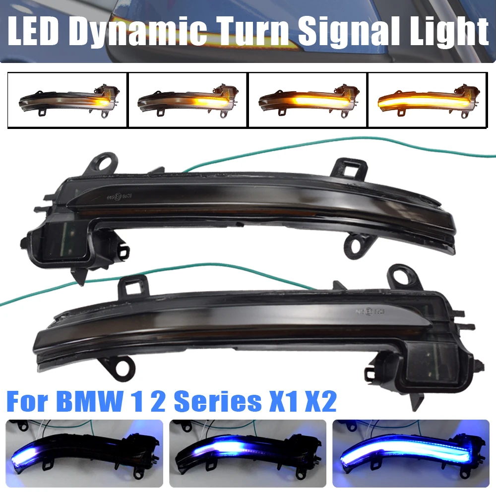 2pcs Side Mirror indicator Dynamic Blinker LED Turn Signal Light For BMW X2 X1 F48 F49 1/2 series F45 F46 F52 Sedan 2016-2018
2pcs Side Mirror indicator Dynamic Blinker LED Turn Signal Light For BMW X2 X1 F48 F49 1/2 series F45 F46 F52 Sedan 2016-2018
