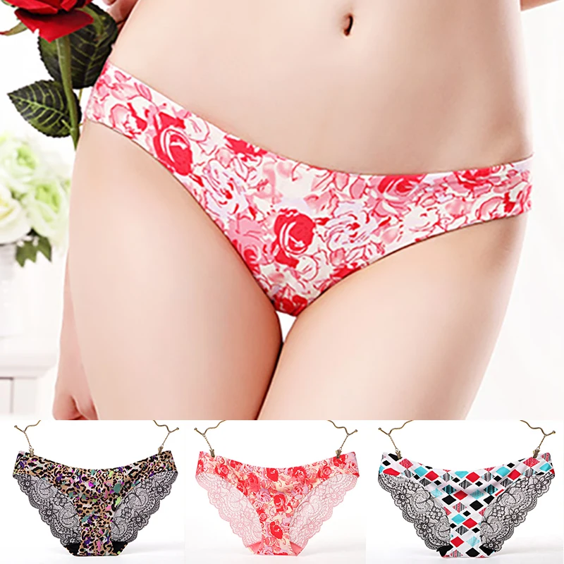 25-color New Leopard Print Ice Silk Seamless Underwear Sexy Transparent Lace Low-waist Women's Briefs Breathable Elastic Soft
25-color New Leopard Print Ice Silk Seamless Underwear Sexy Transparent Lace Low-waist Women's Briefs Breathable Elastic Soft