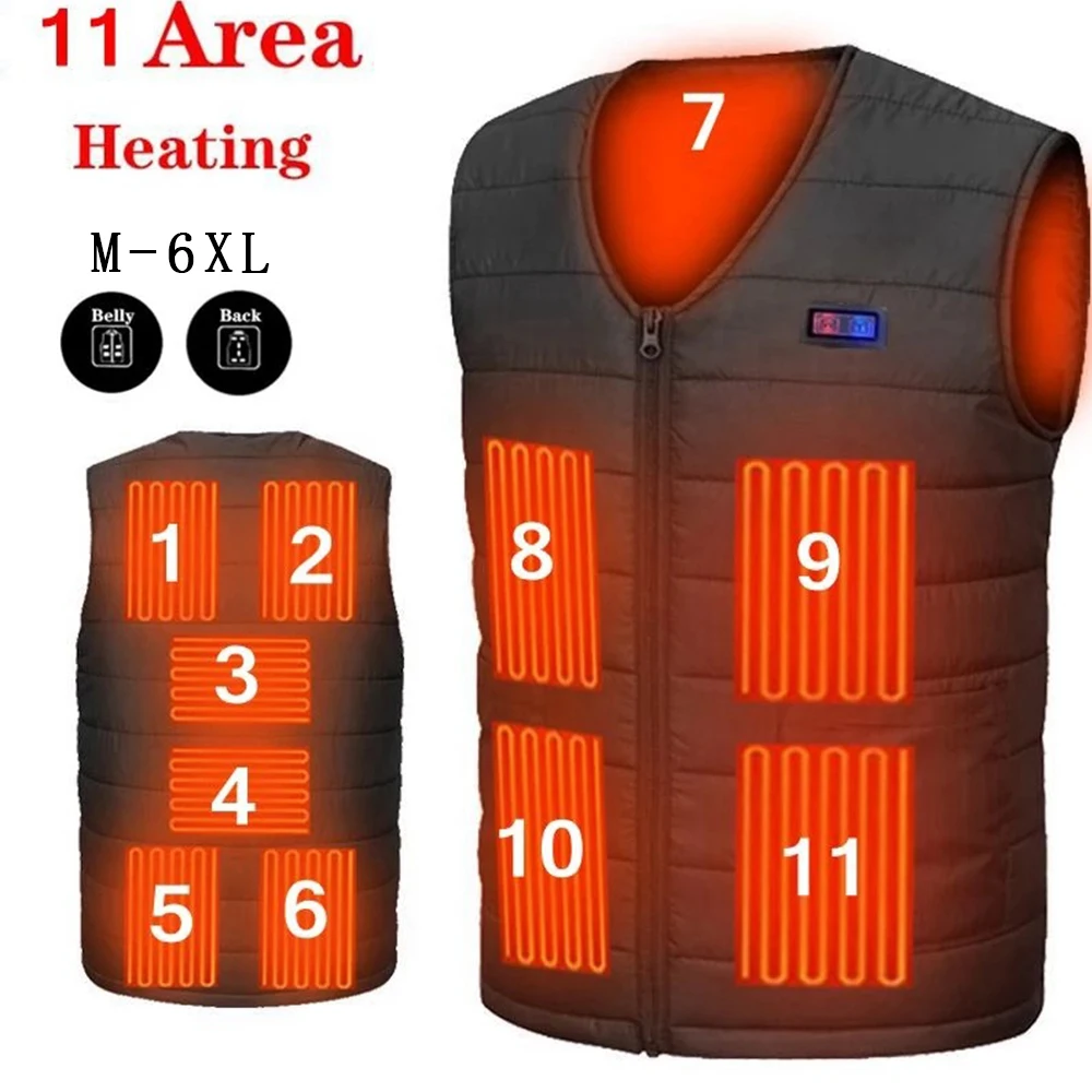 Men/Women Winter 11 Zone Heating Vest Outdoor Warm V Neck Heart Jacket Camping Skiing Cotton Plus Size Thermal Heated Vest
Men/Women Winter 11 Zone Heating Vest Outdoor Warm V Neck Heart Jacket Camping Skiing Cotton Plus Size Thermal Heated Vest